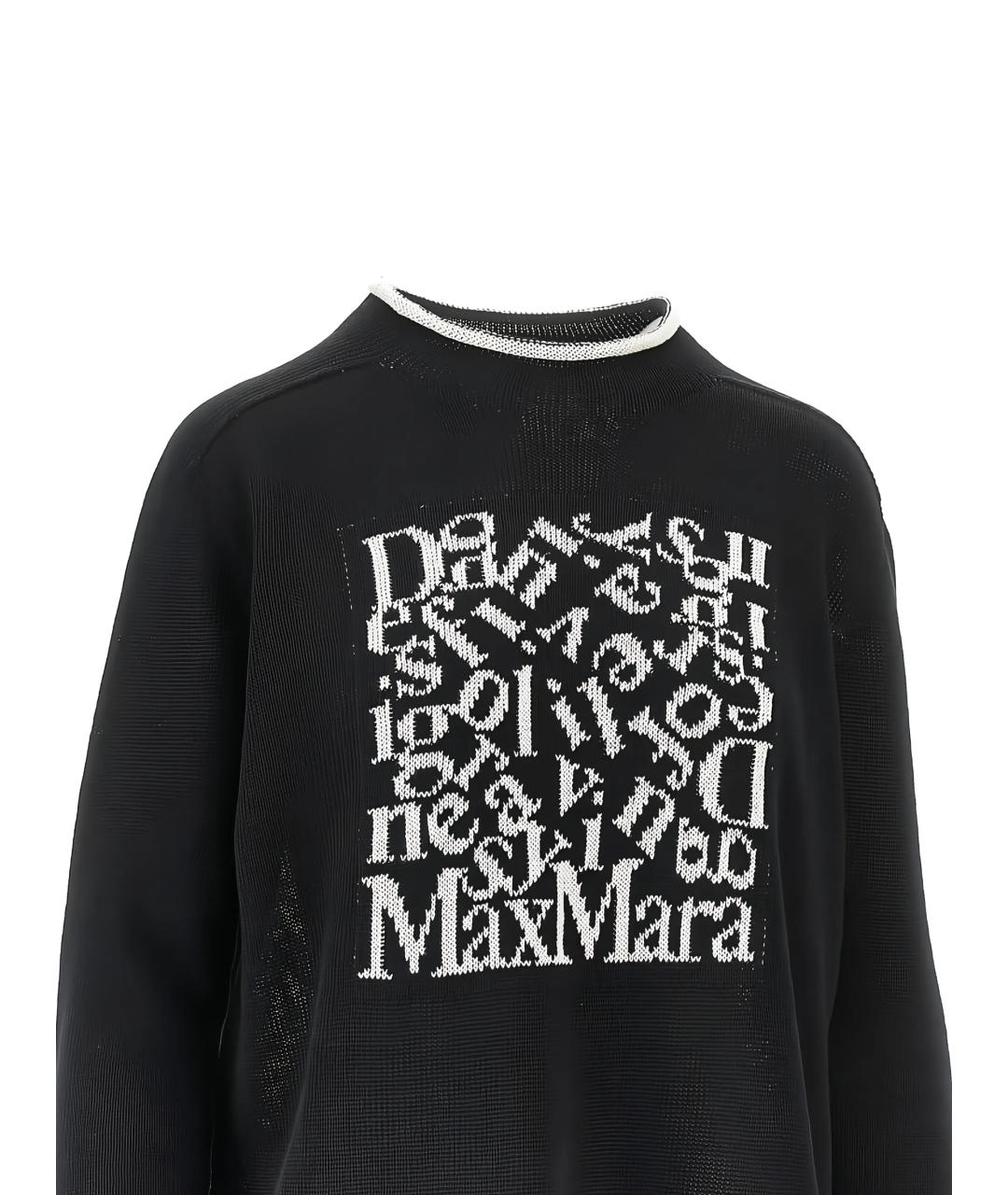 'S MAX MARA Черный джемпер / свитер, фото 2