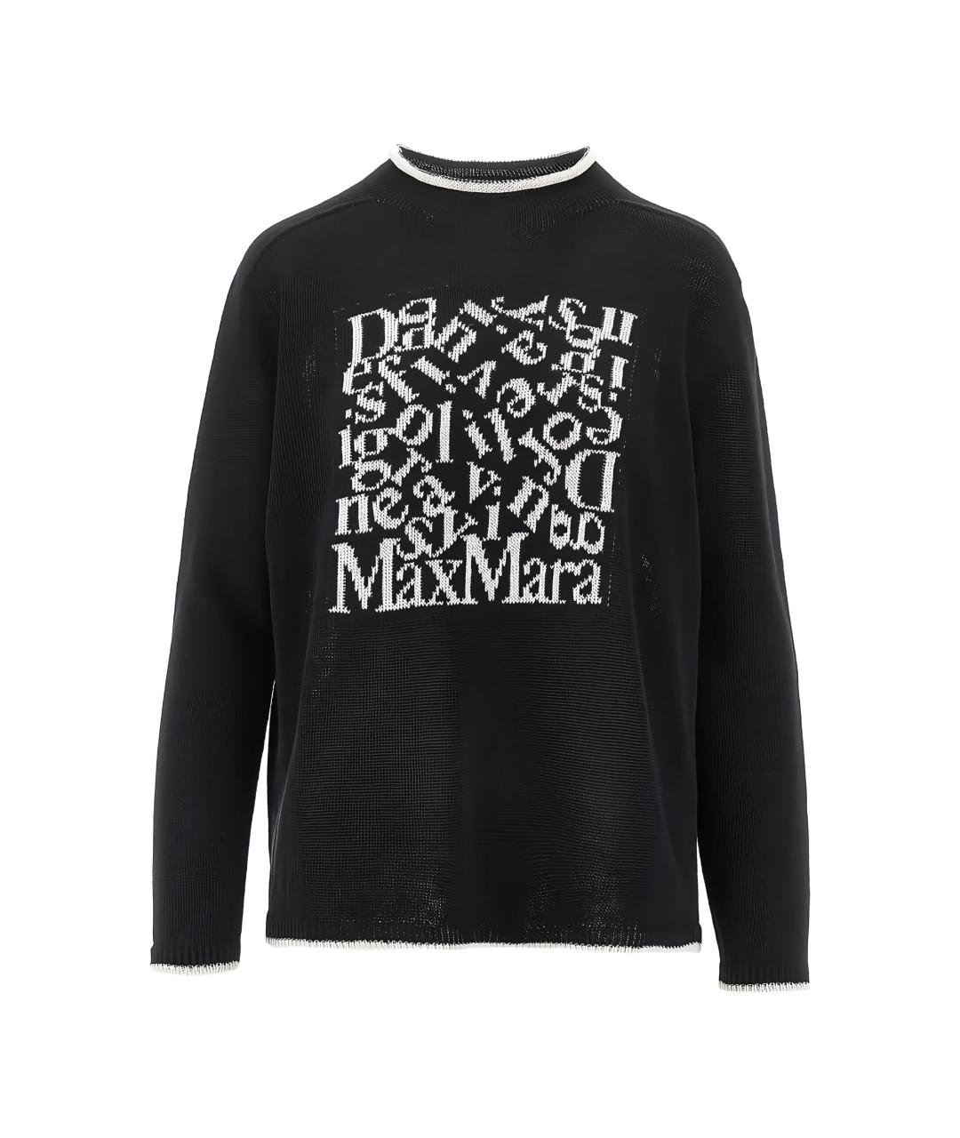 'S MAX MARA Черный джемпер / свитер, фото 1