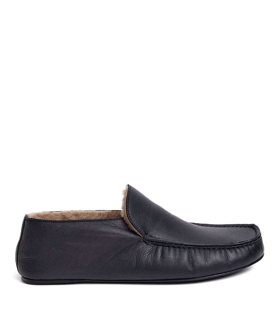 THE ROW Черные кожаные лоферы, фото 4