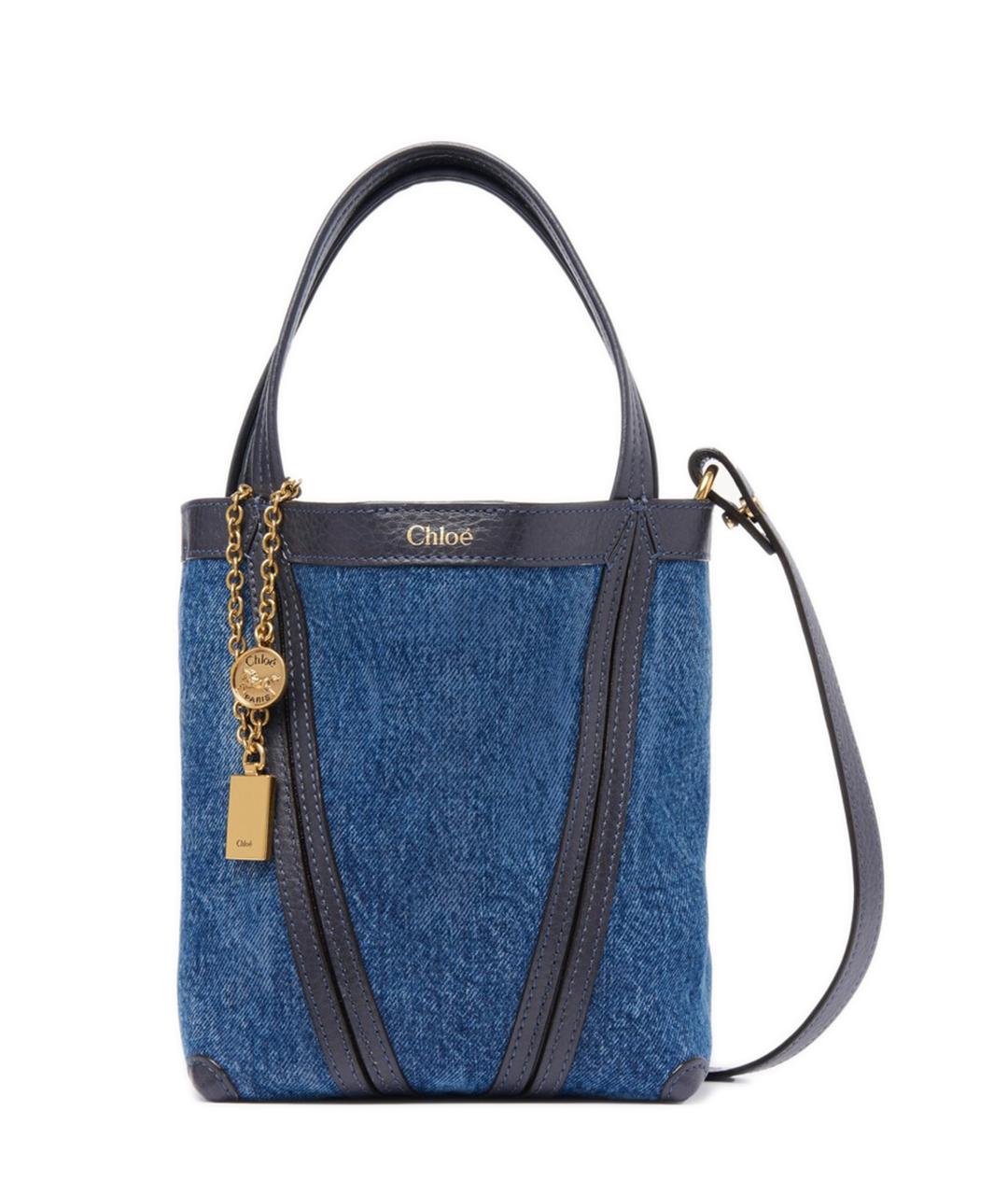 CHLOE Синяя тканевая сумка через плечо, фото 1