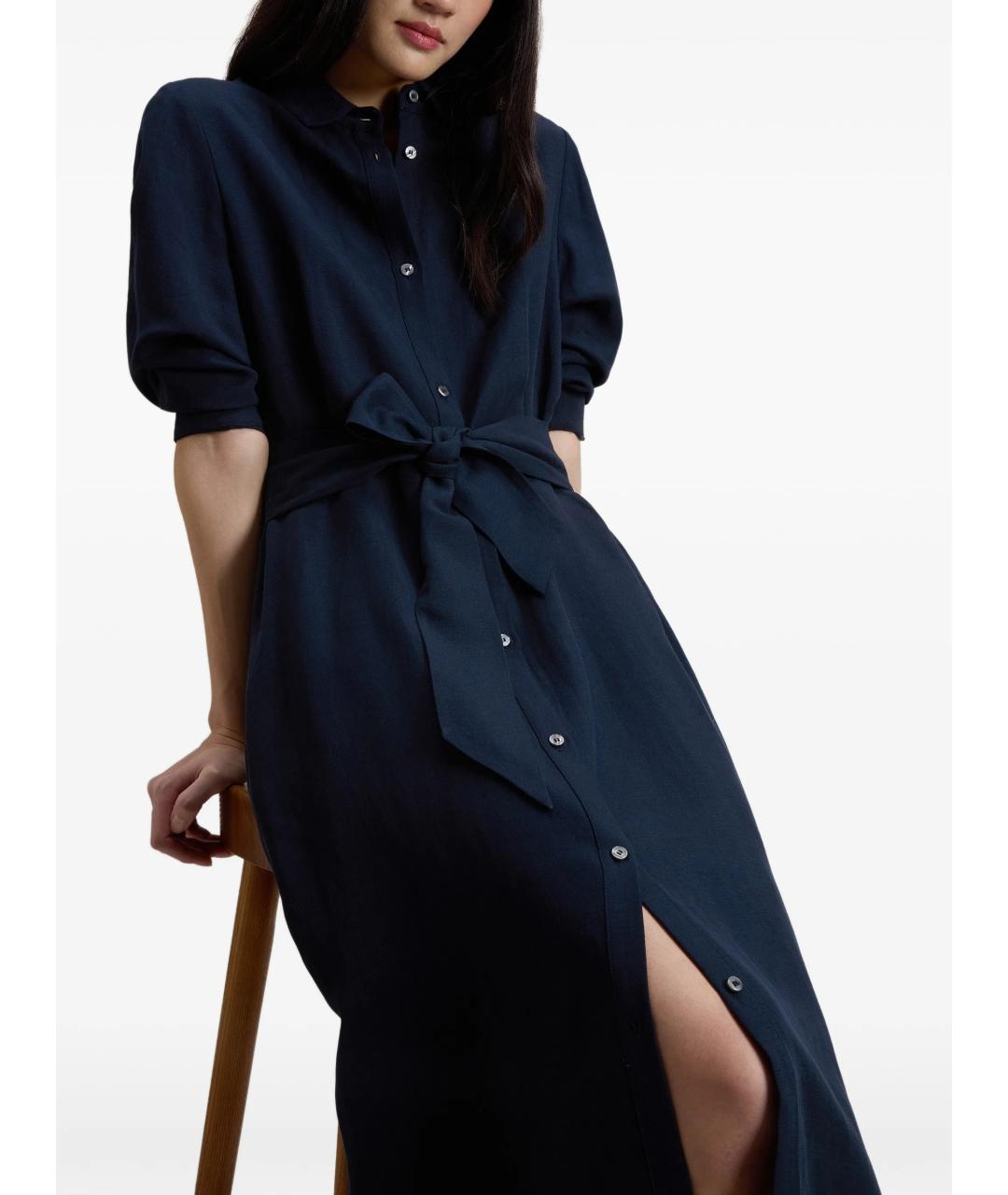 WOOLRICH Темно-синее повседневное платье, фото 4
