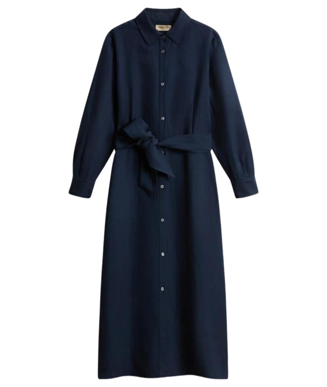 WOOLRICH Темно-синее повседневное платье, фото 1