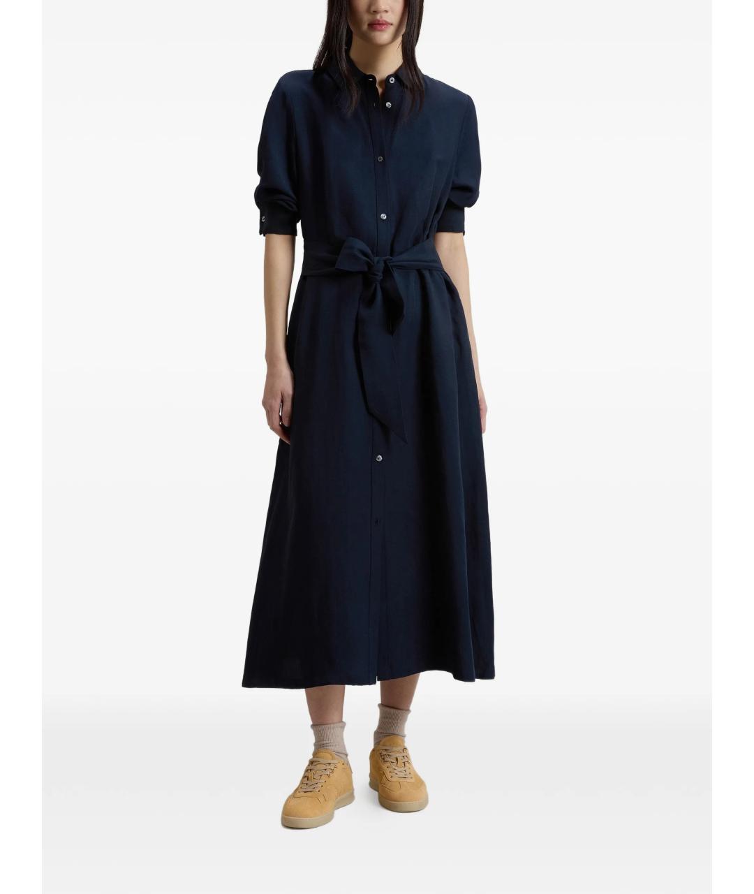 WOOLRICH Темно-синее повседневное платье, фото 5