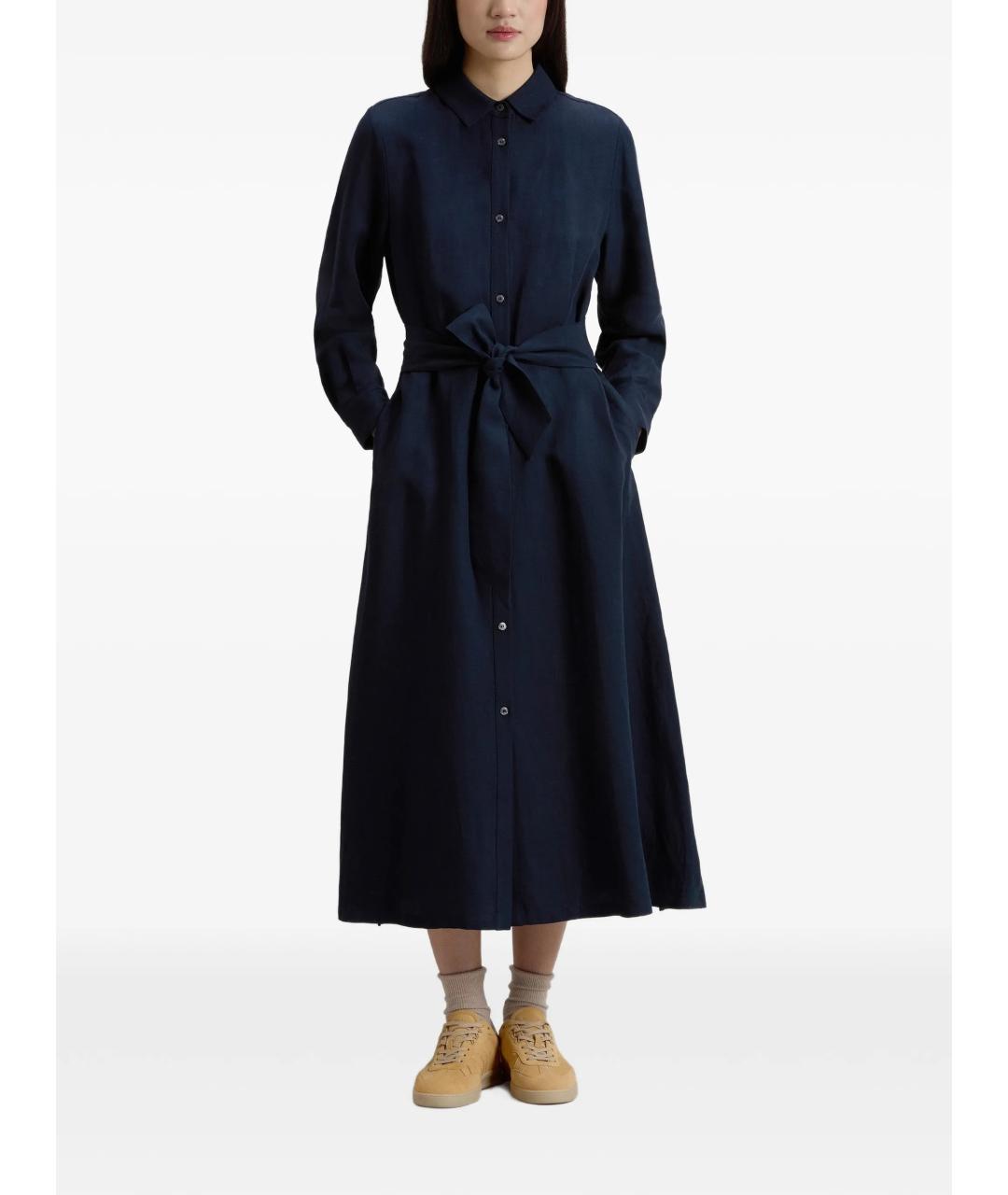 WOOLRICH Темно-синее повседневное платье, фото 2