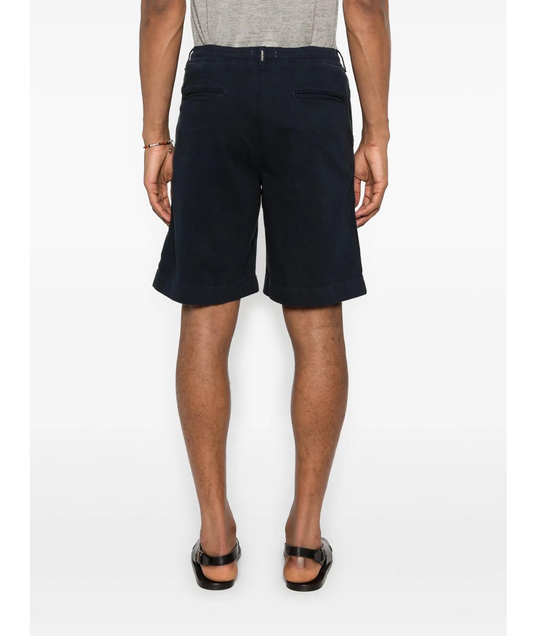 WOOLRICH Темно-синие хлопковые шорты, фото 4