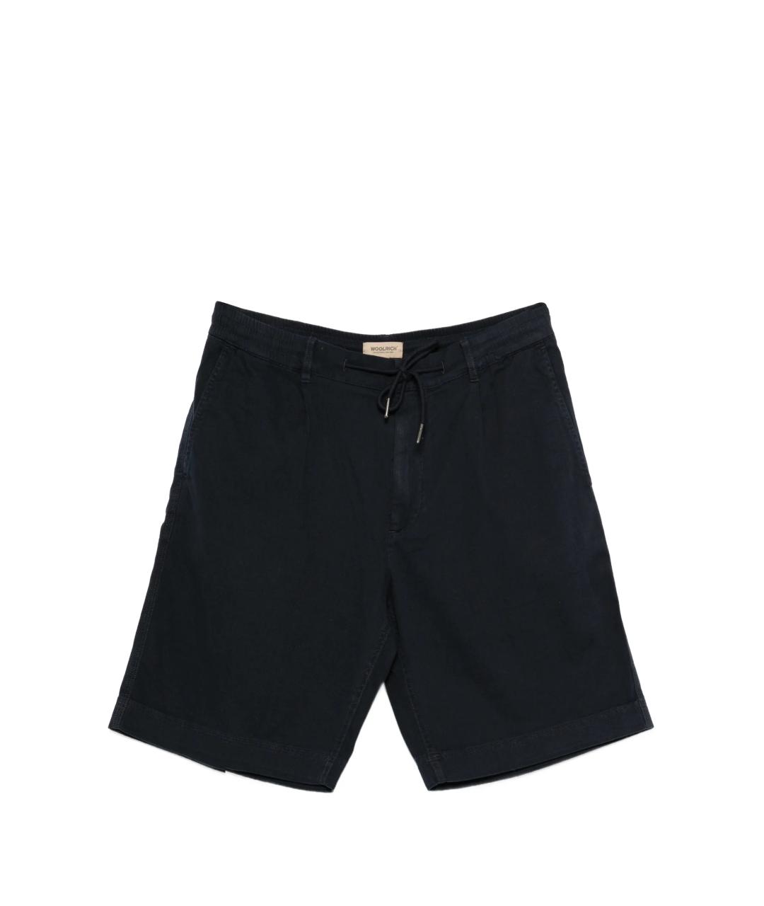 WOOLRICH Темно-синие хлопковые шорты, фото 1