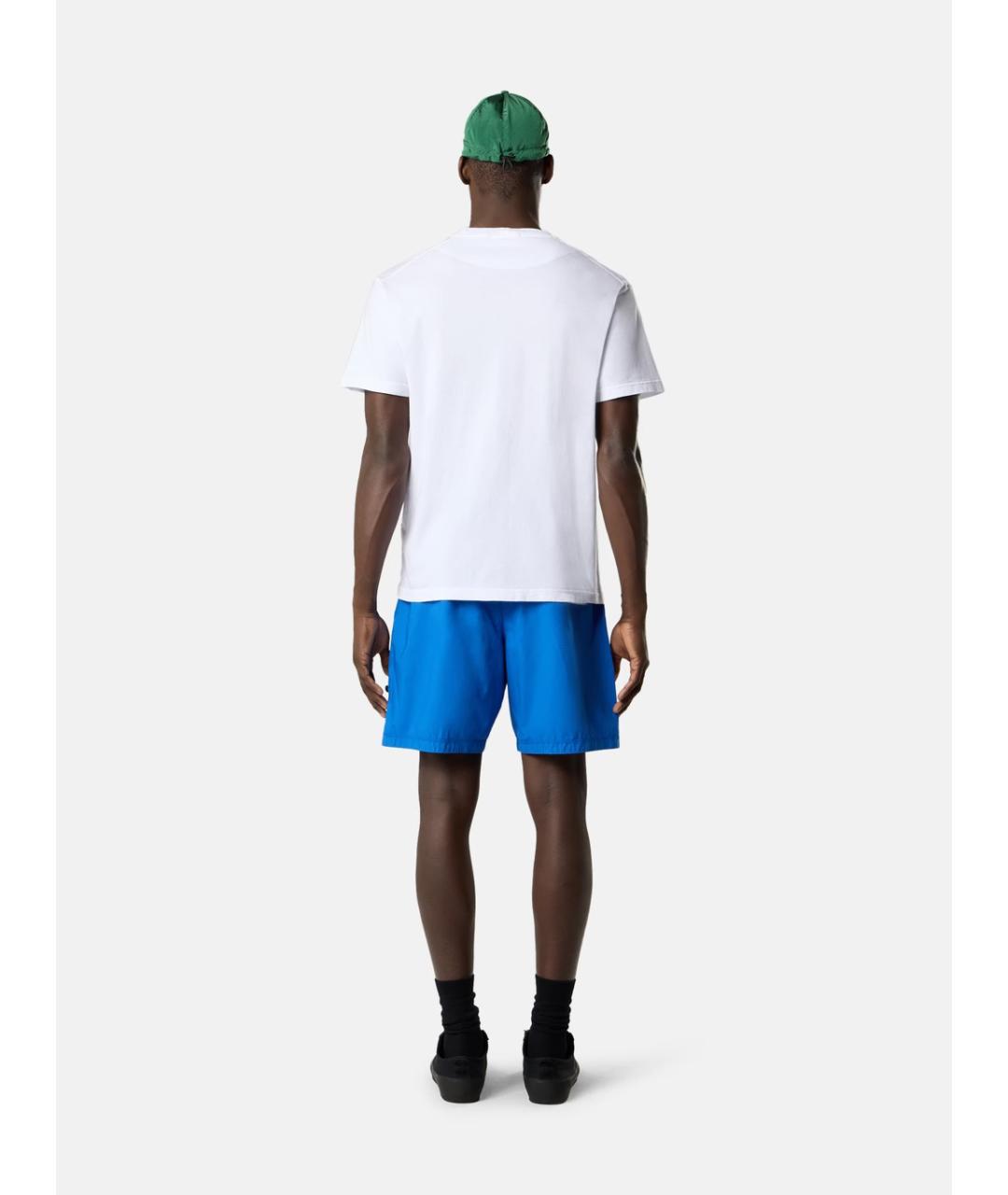 STONE ISLAND Белая хлопковая футболка, фото 5