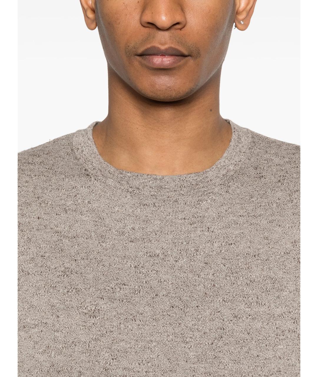 WOOLRICH Серая хлопковая футболка, фото 5