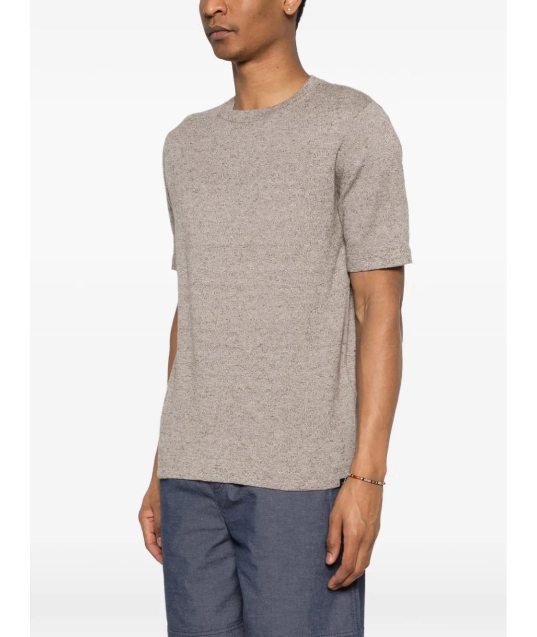 WOOLRICH Серая хлопковая футболка, фото 3