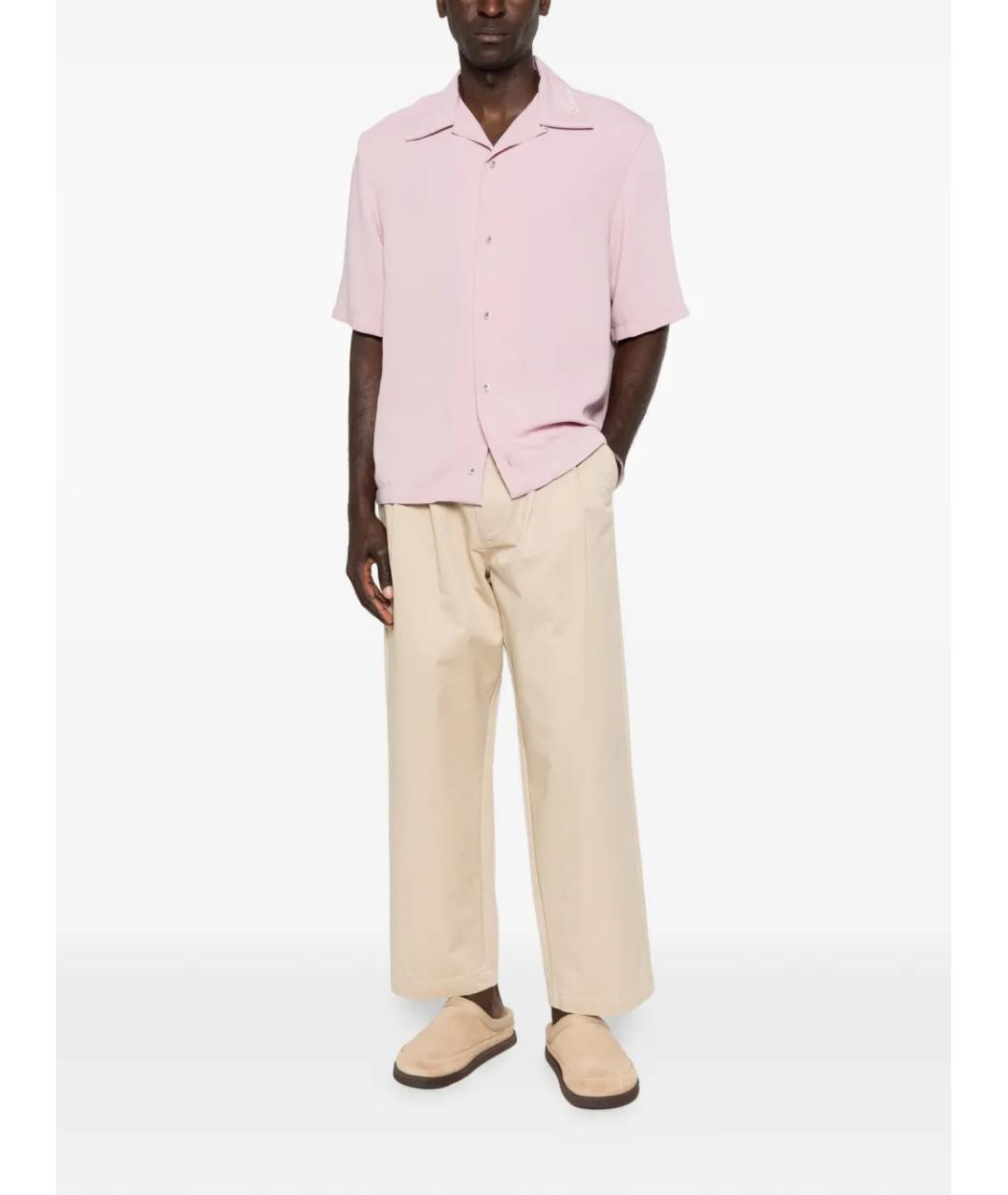 AMIRI Розовая кэжуал рубашка, фото 2