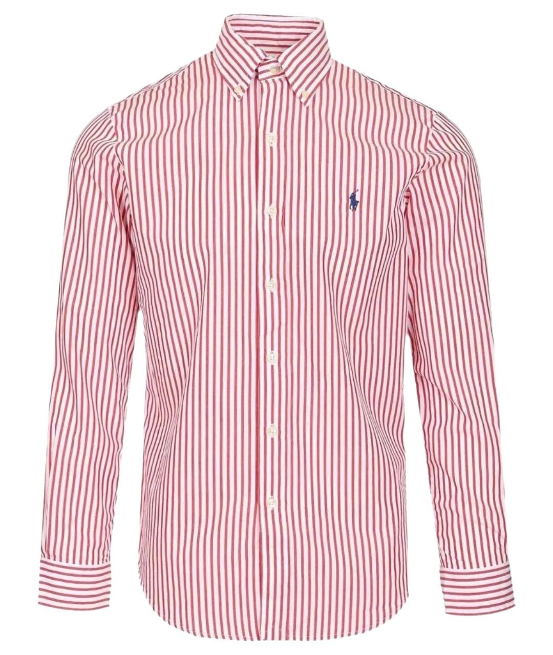 POLO RALPH LAUREN Красная хлопковая кэжуал рубашка, фото 1