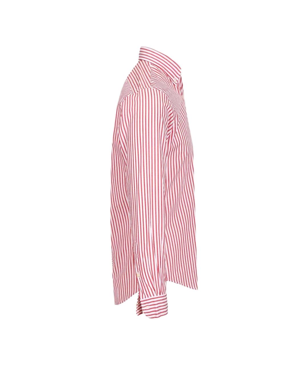 POLO RALPH LAUREN Красная хлопковая кэжуал рубашка, фото 3