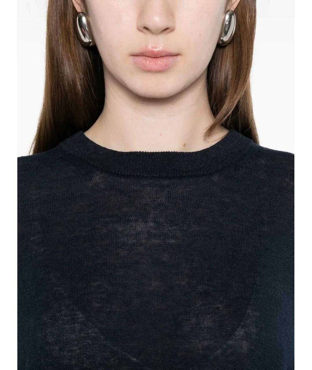 'S MAX MARA Синий джемпер / свитер, фото 5