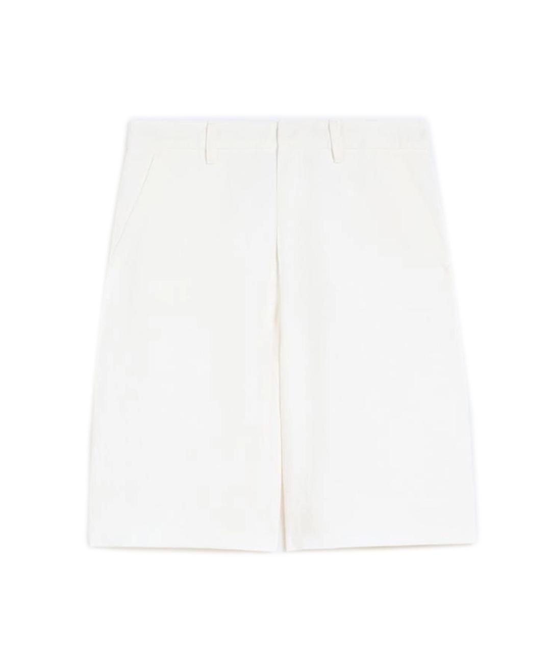 'S MAX MARA Белые хлопковые шорты, фото 1