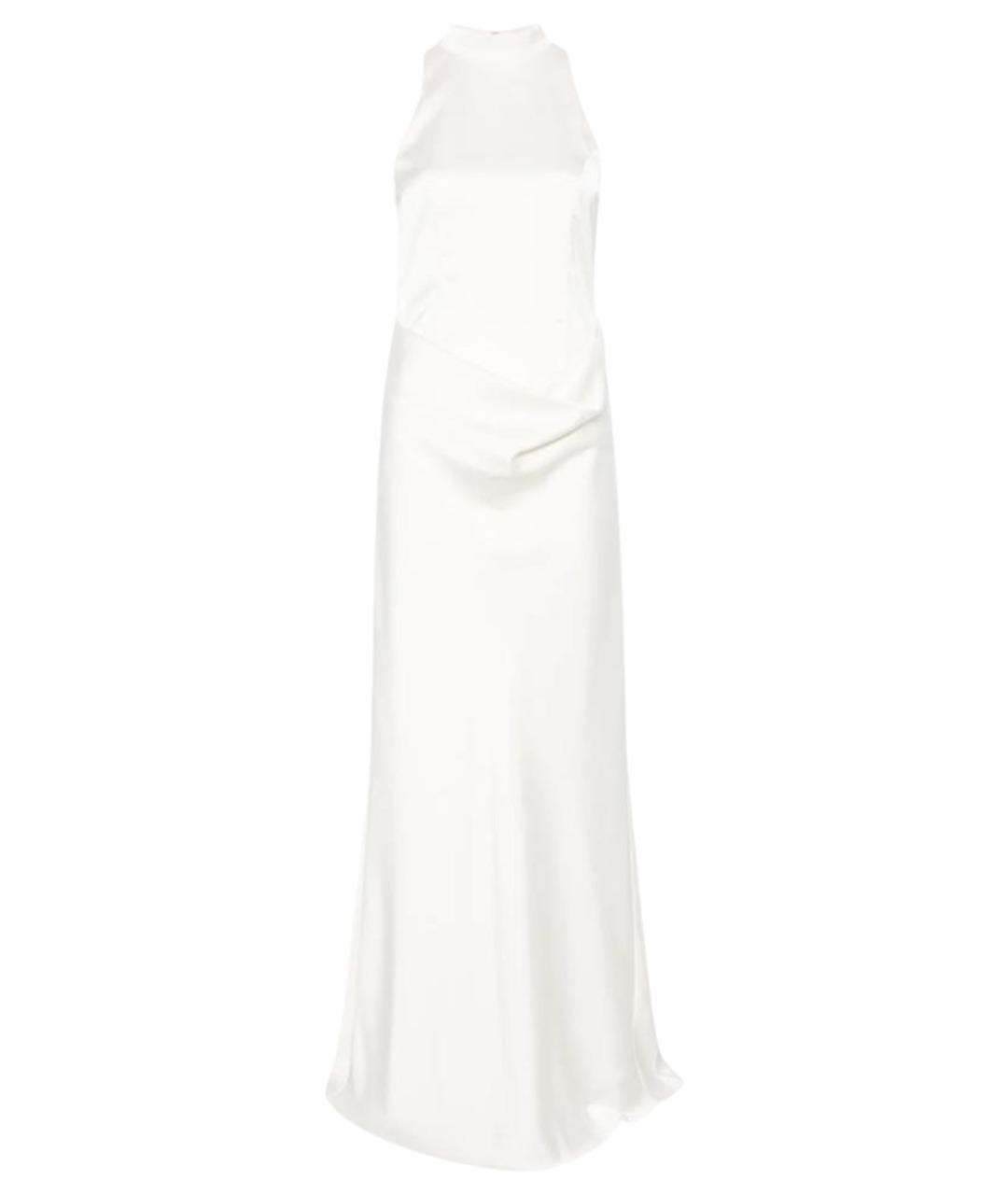 ROTATE Белое полиэстеровое вечернее платье, фото 1