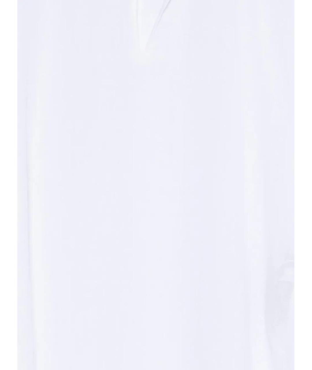 120% LINO Белое льняное повседневное платье, фото 3