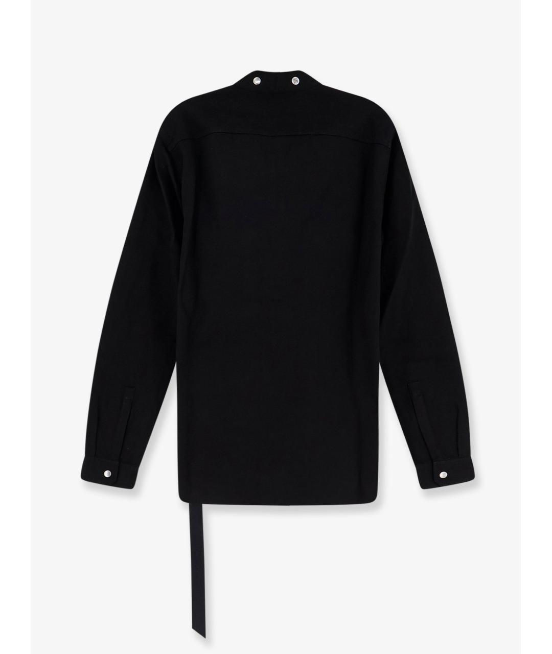 RICK OWENS DRKSHDW Черная хлопковая кэжуал рубашка, фото 2