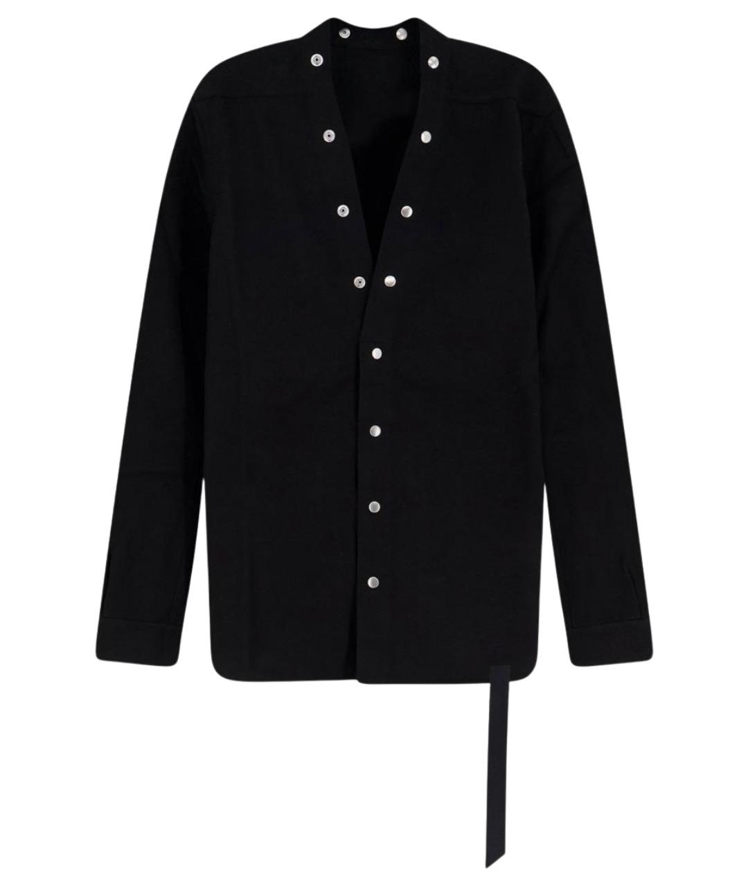 RICK OWENS DRKSHDW Черная хлопковая кэжуал рубашка, фото 1