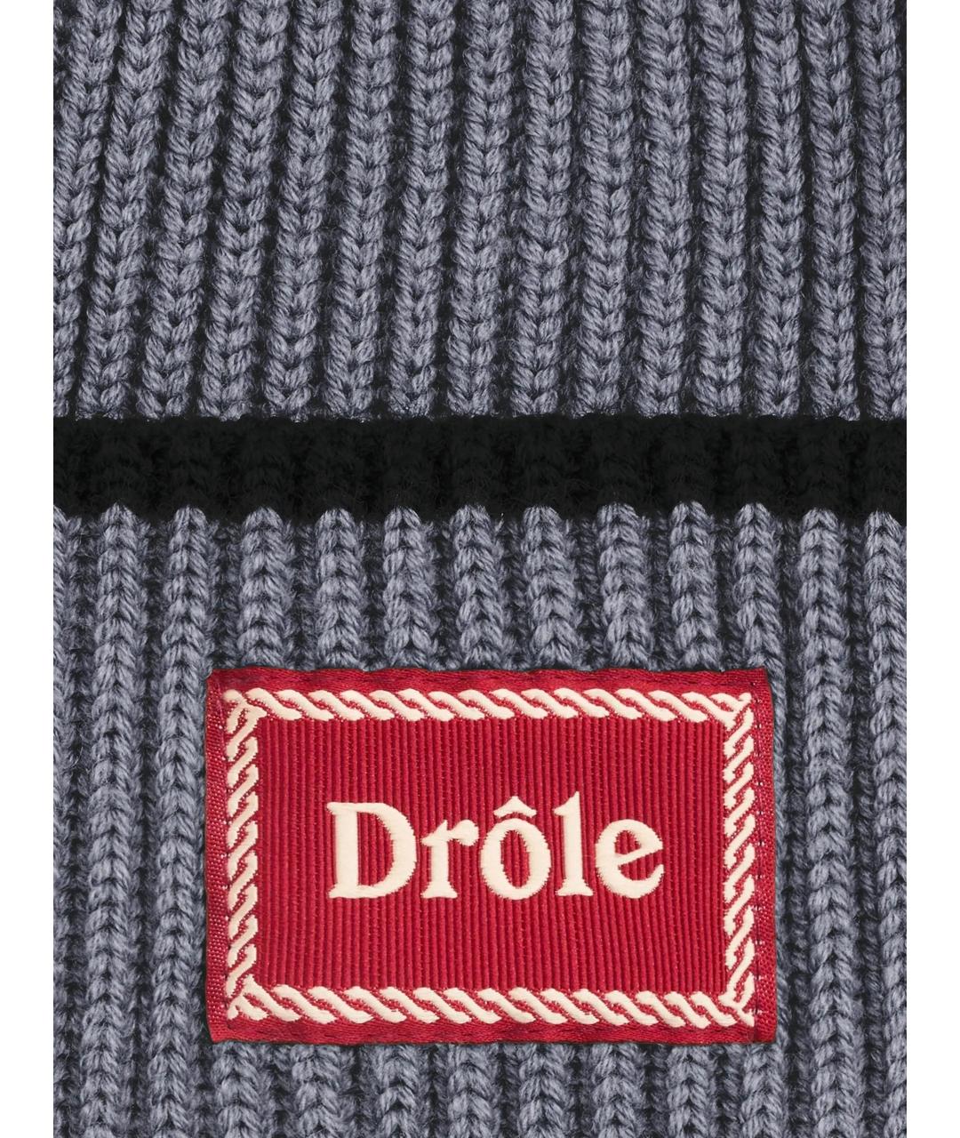 Drole de Monsieur Серая шерстяная шапка, фото 2
