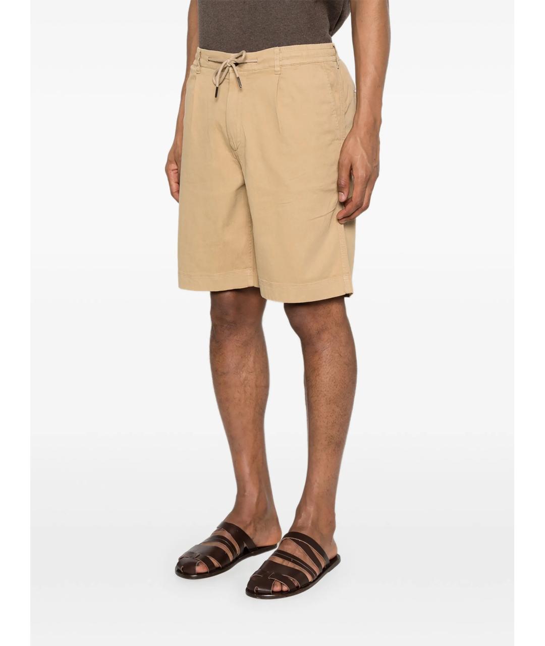 WOOLRICH Бежевые хлопковые шорты, фото 3