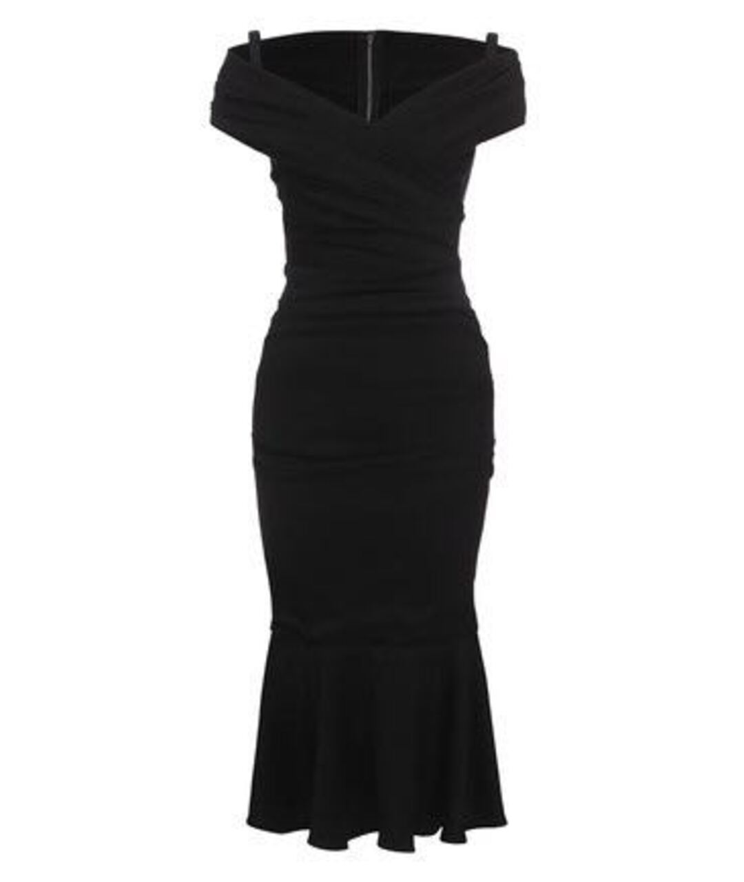 DOLCE&GABBANA Черное вискозное вечернее платье, фото 1