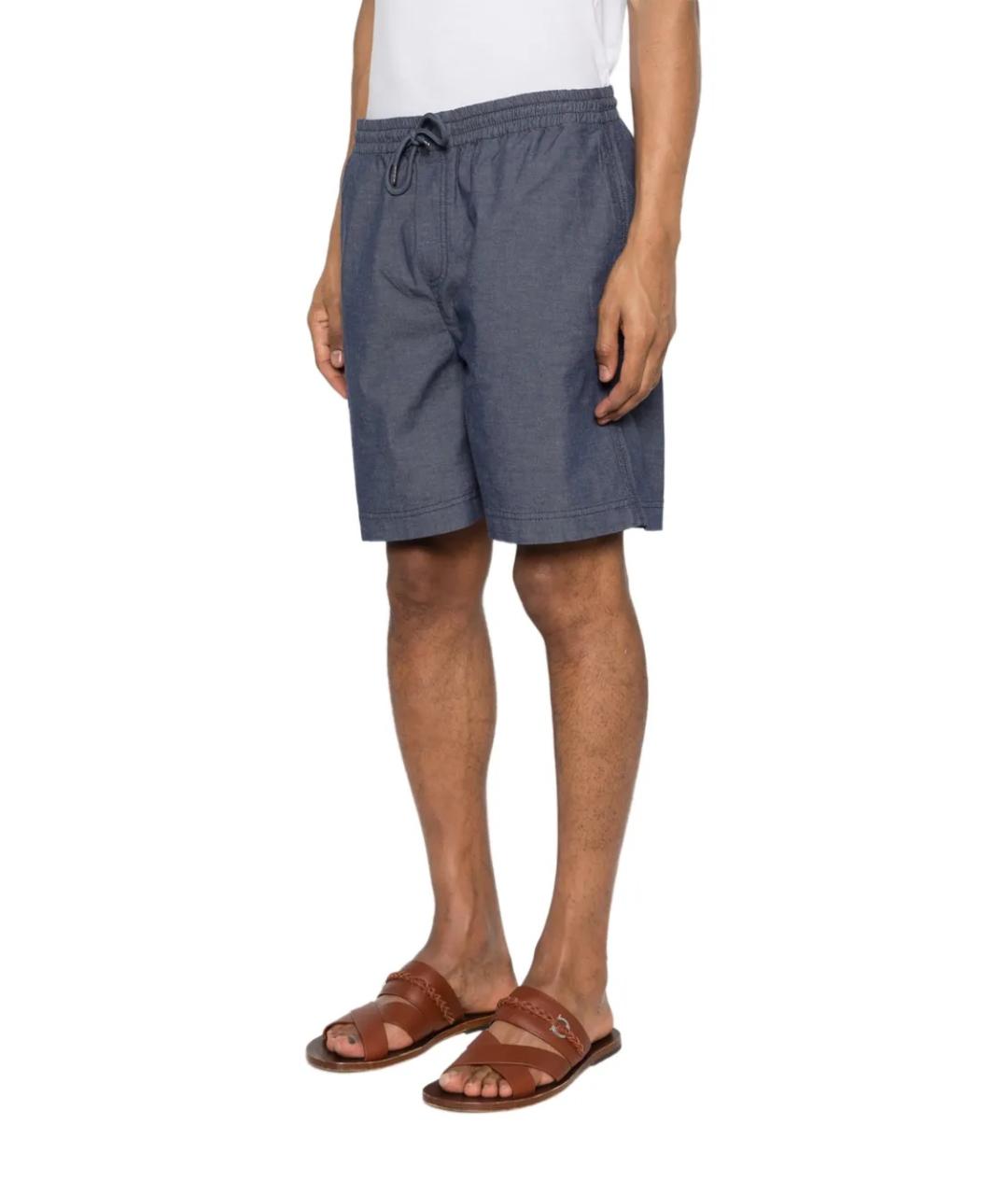 WOOLRICH Синие хлопковые шорты, фото 3