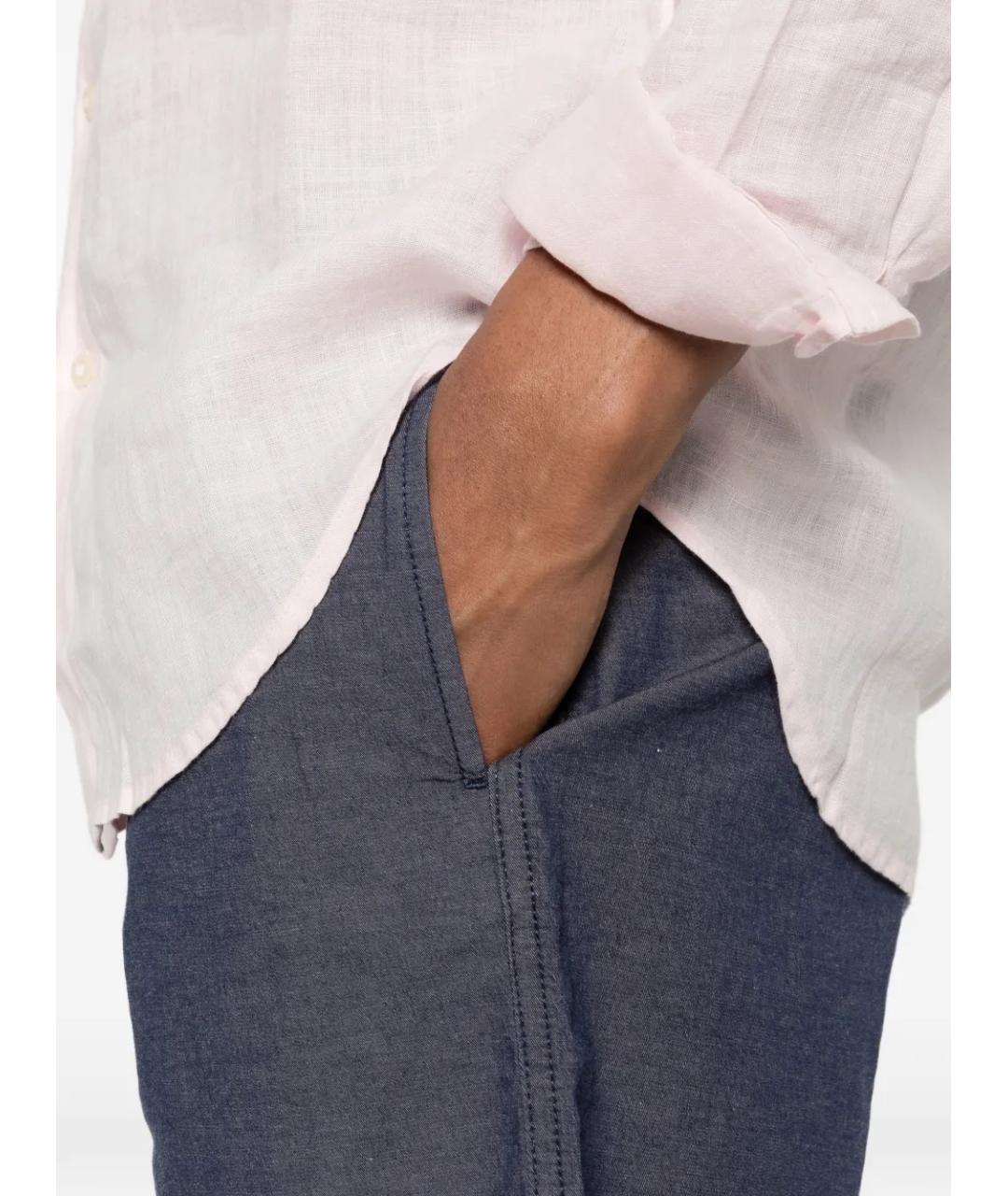 WOOLRICH Синие хлопковые шорты, фото 5