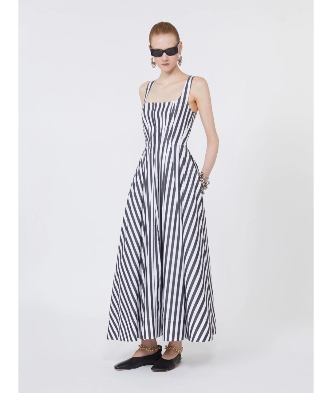 SPORTMAX Мульти хлопковое повседневное платье, фото 2