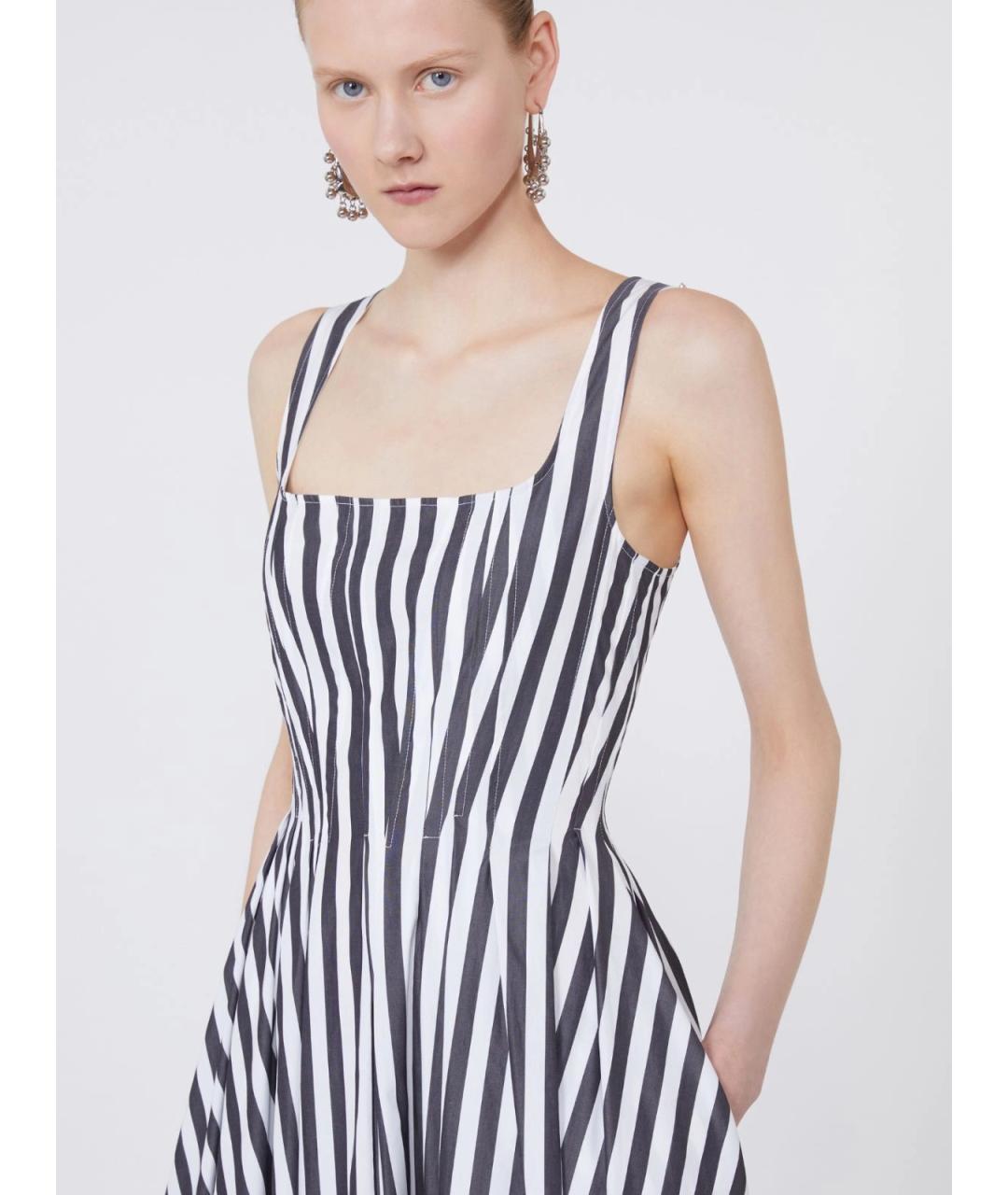 SPORTMAX Мульти хлопковое повседневное платье, фото 5