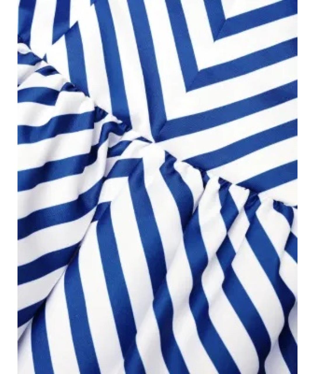 SELF-PORTRAIT Синее полиэстеровое вечернее платье, фото 5