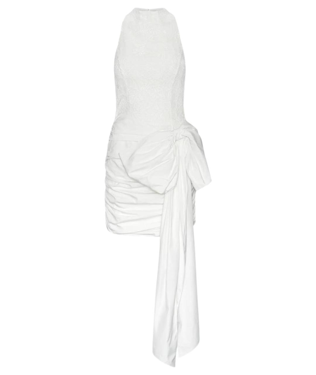 ROTATE Белое полиэстеровое коктейльное платье, фото 1