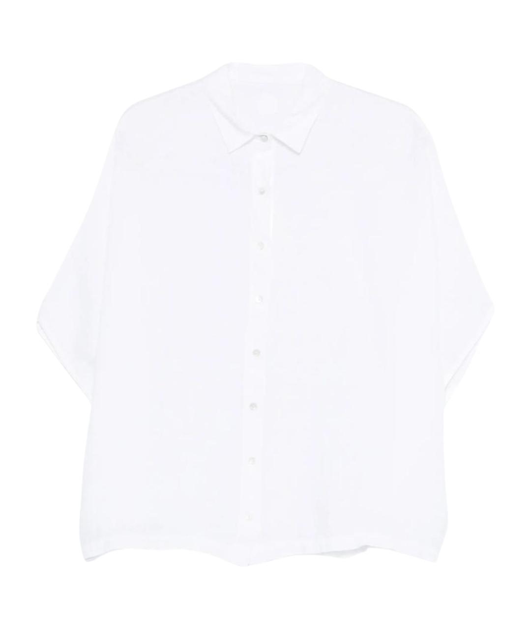 120% LINO Белая льняная рубашка, фото 1