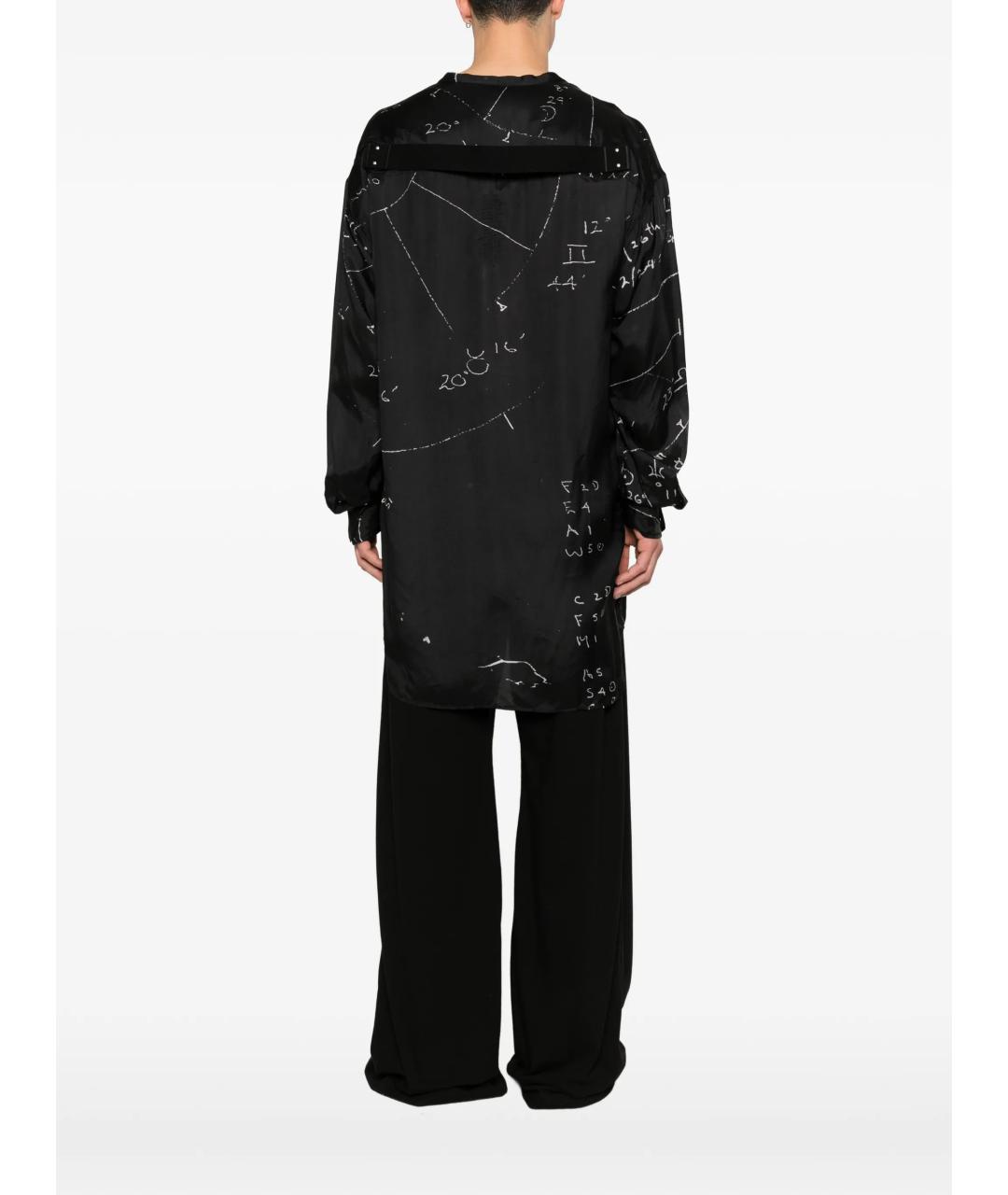 RICK OWENS Черная кэжуал рубашка, фото 4