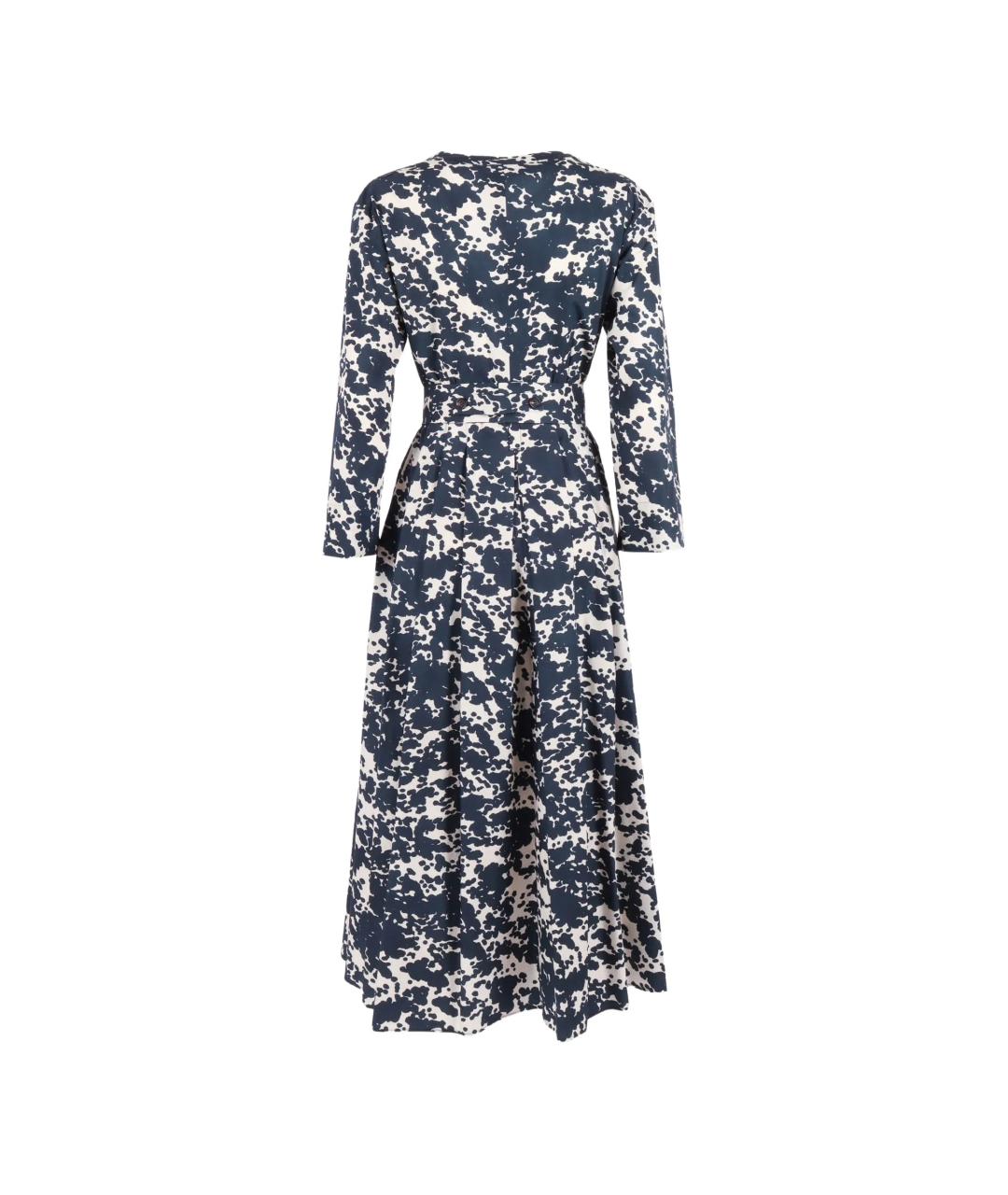 'S MAX MARA Синее хлопковое повседневное платье, фото 2