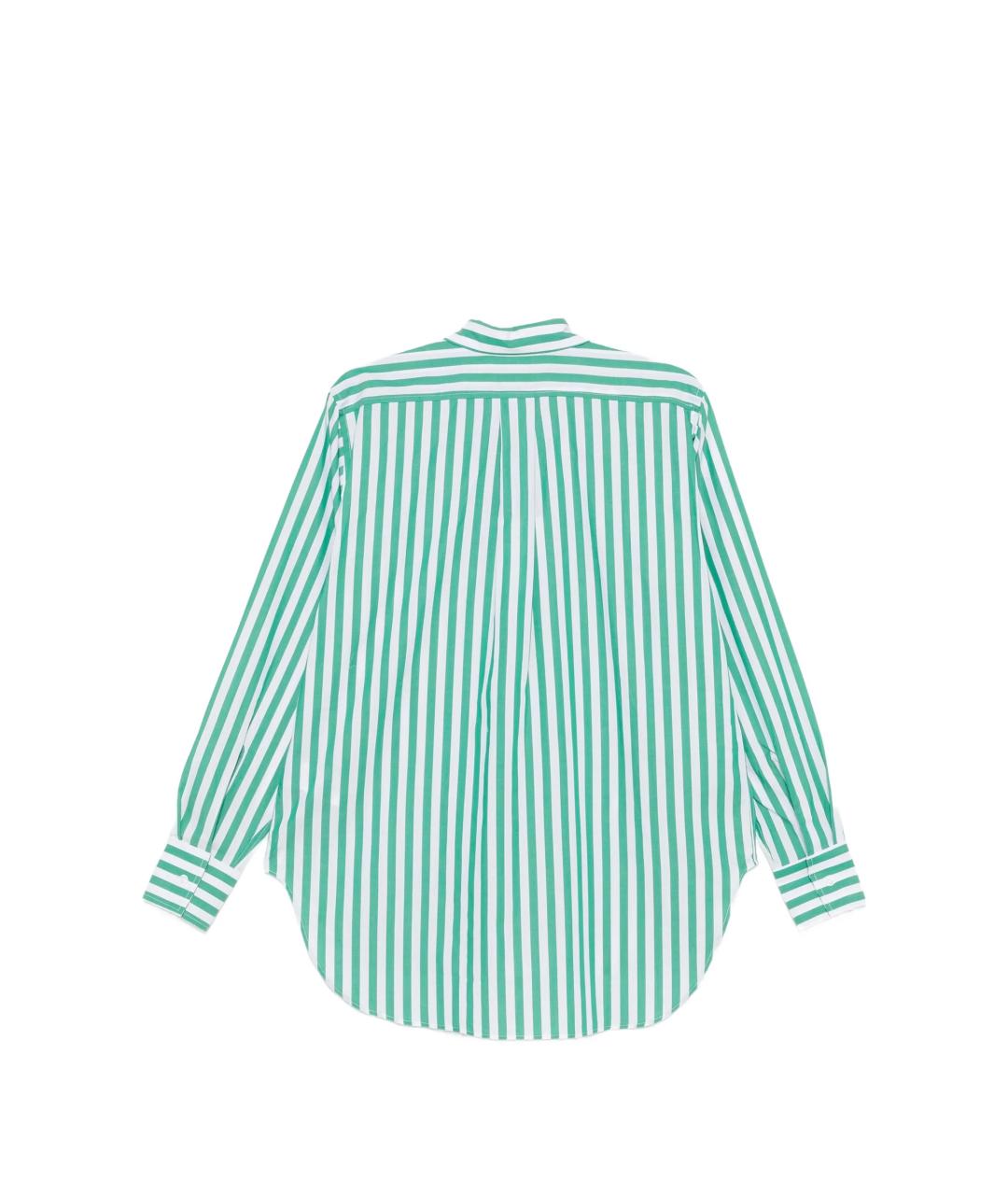 HUNZA G Зеленая хлопковая рубашка, фото 2