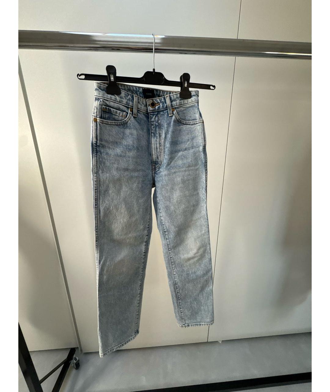 KHAITE Голубые прямые джинсы, фото 9