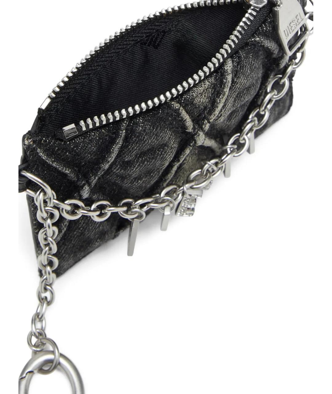 DIESEL Серый кошелек, фото 3