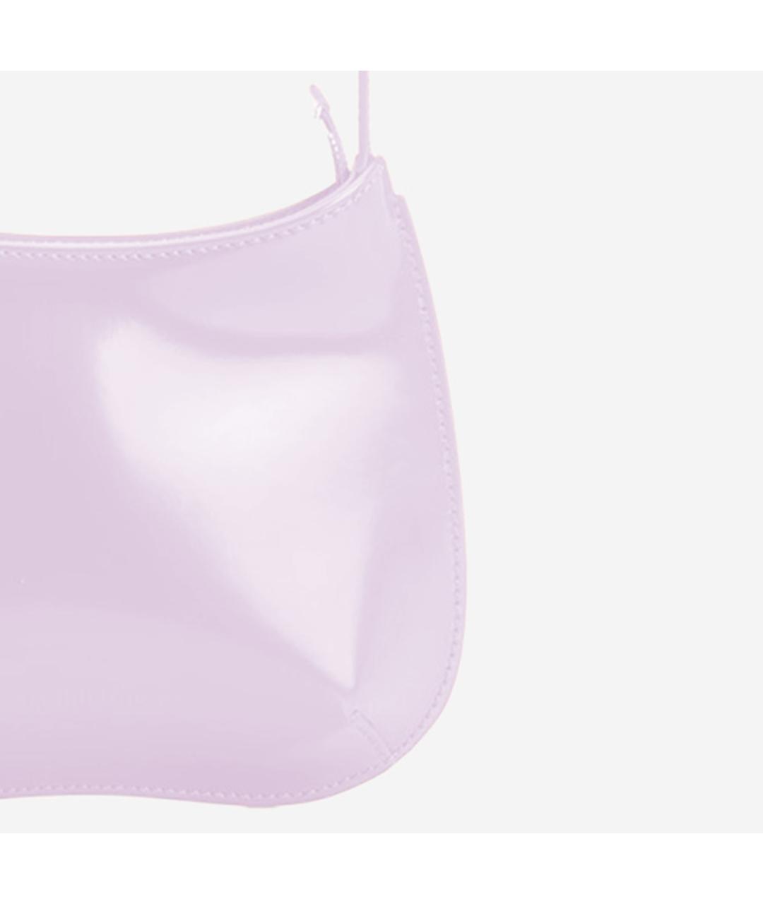 JACQUEMUS Розовая кожаная сумка через плечо, фото 4