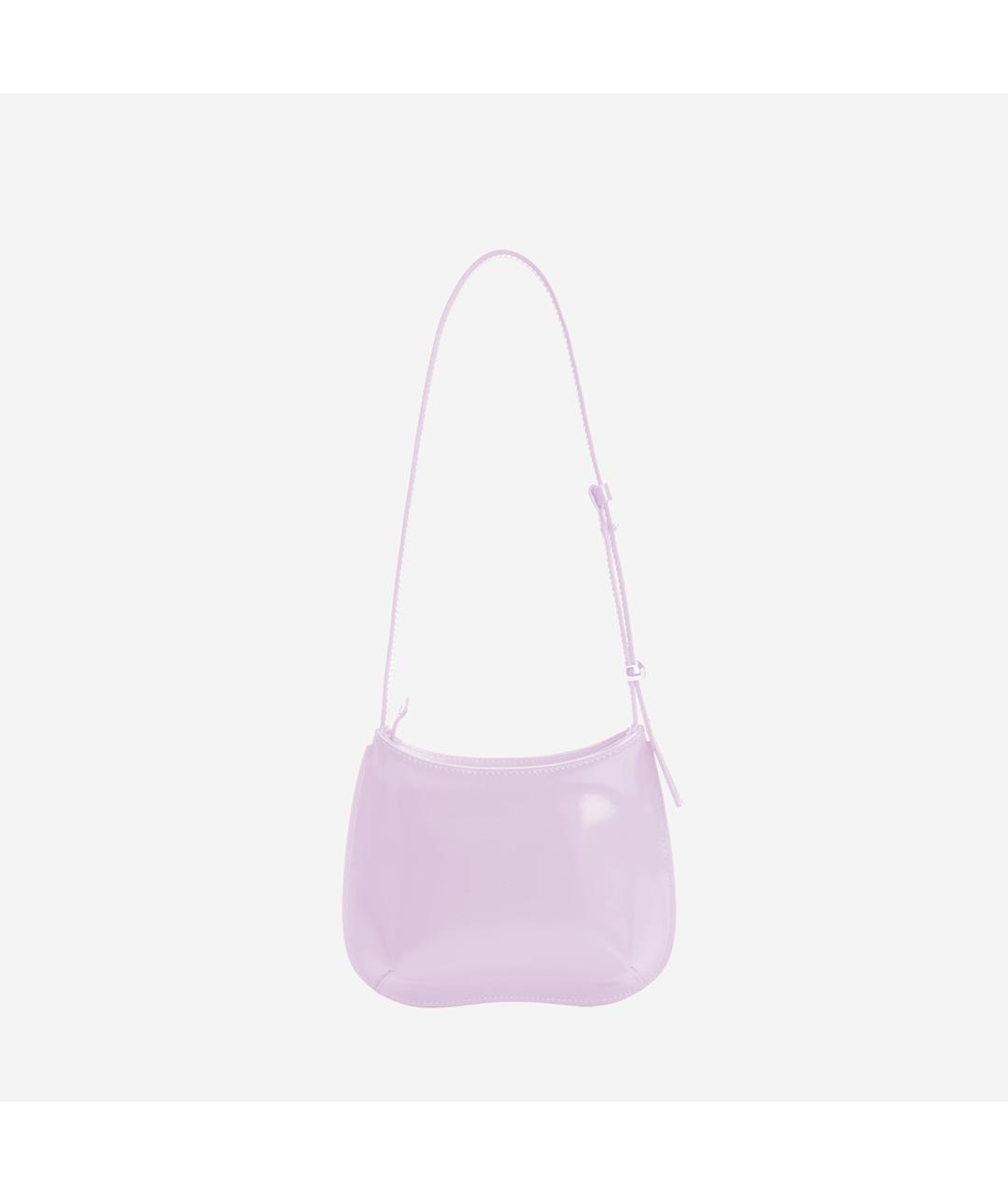 JACQUEMUS Розовая кожаная сумка через плечо, фото 3