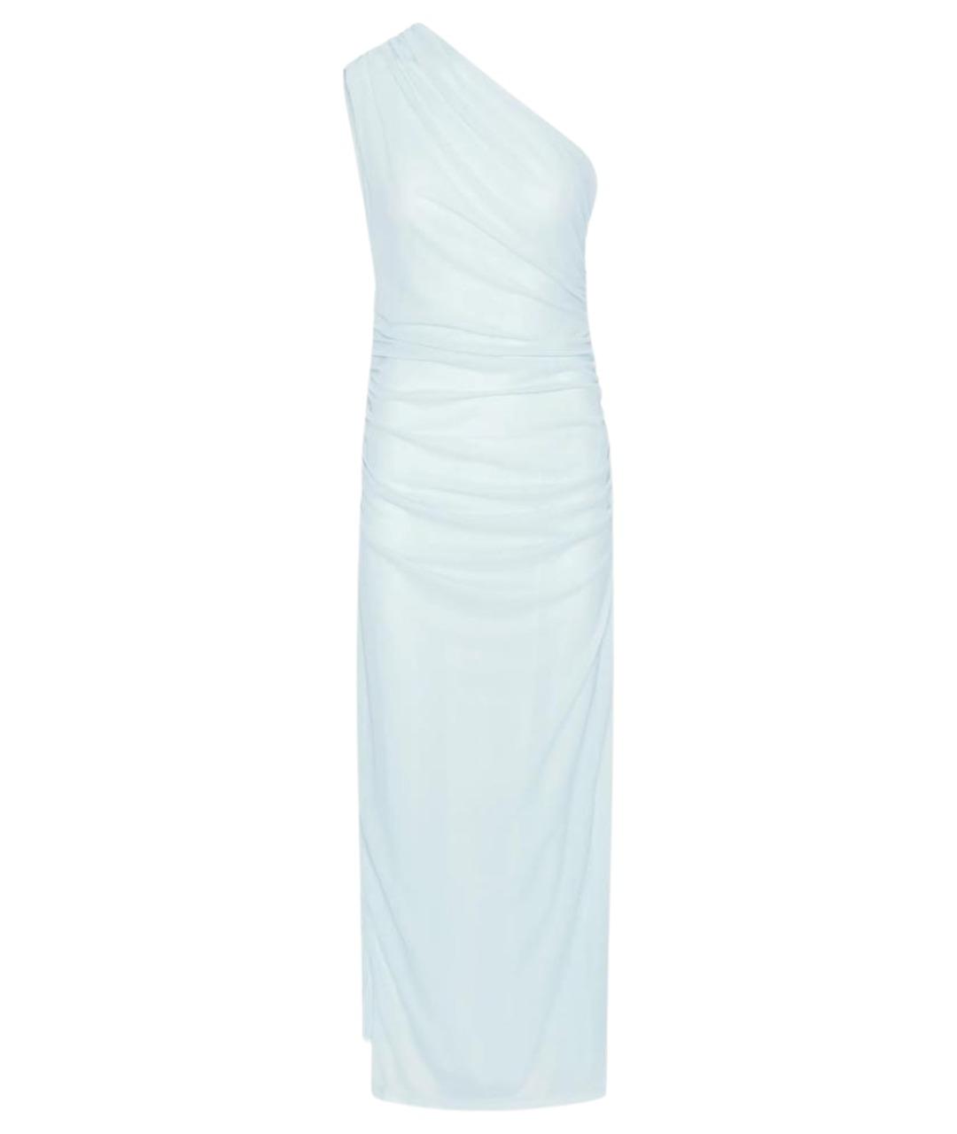 ROTATE Голубое полиэстеровое коктейльное платье, фото 1