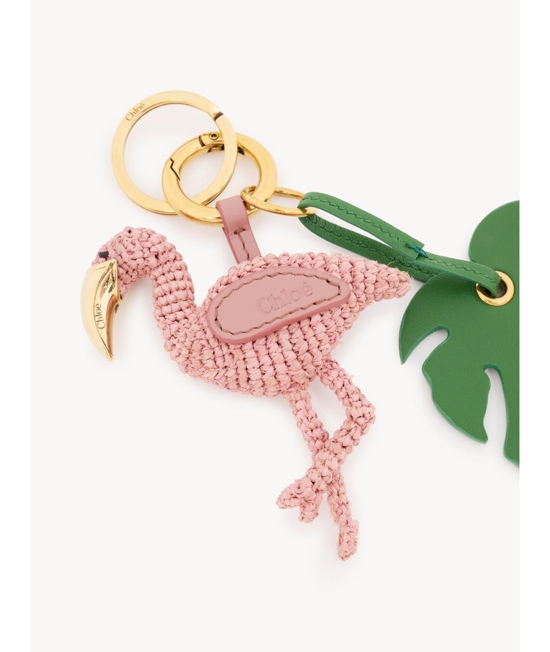 CHLOE Розовый брелок, фото 2