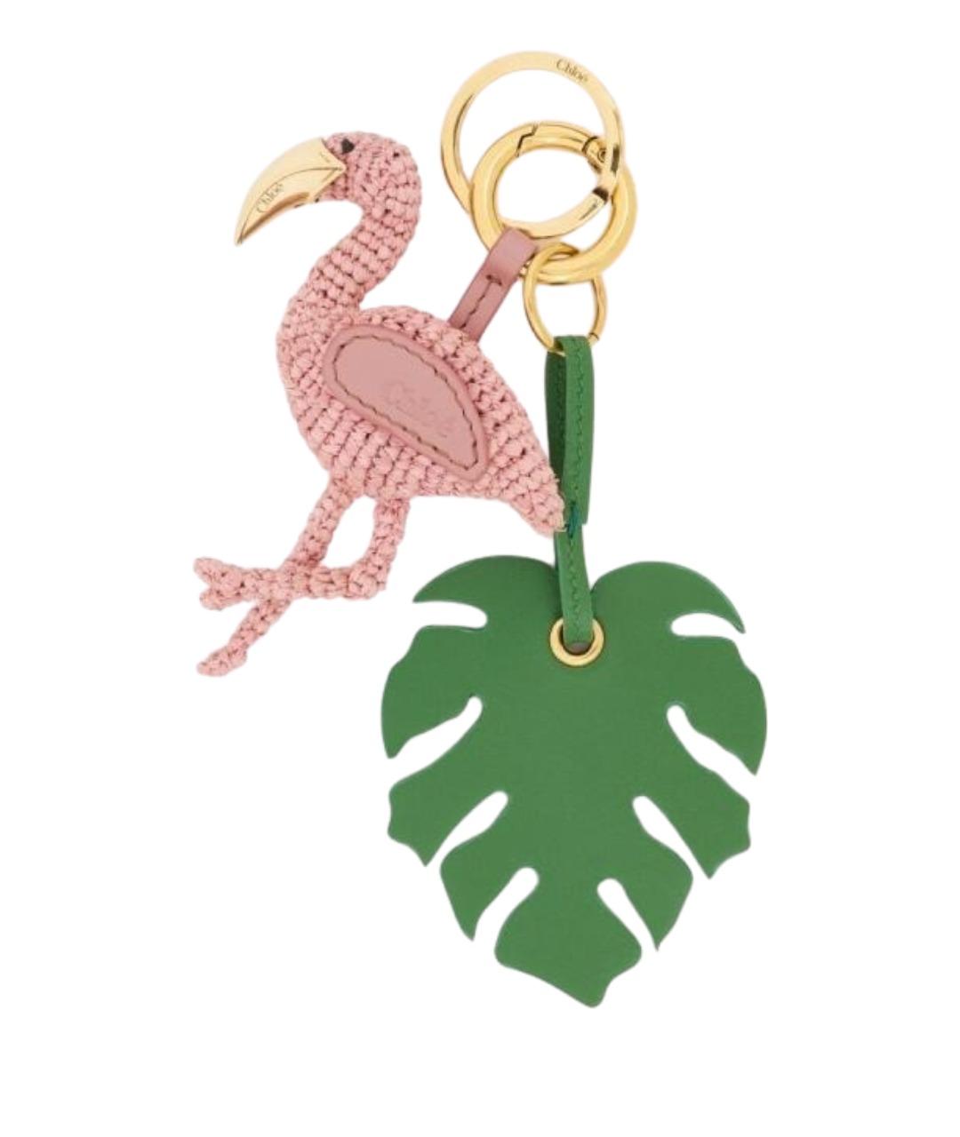 CHLOE Розовый брелок, фото 1