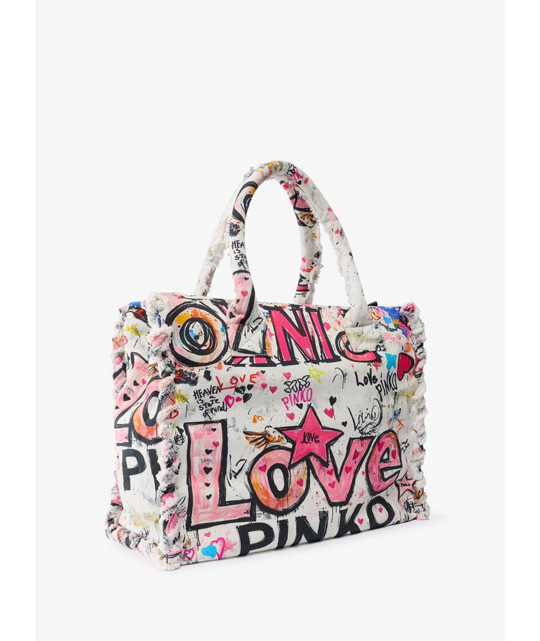 PINKO Мульти хлопковая сумка тоут, фото 2