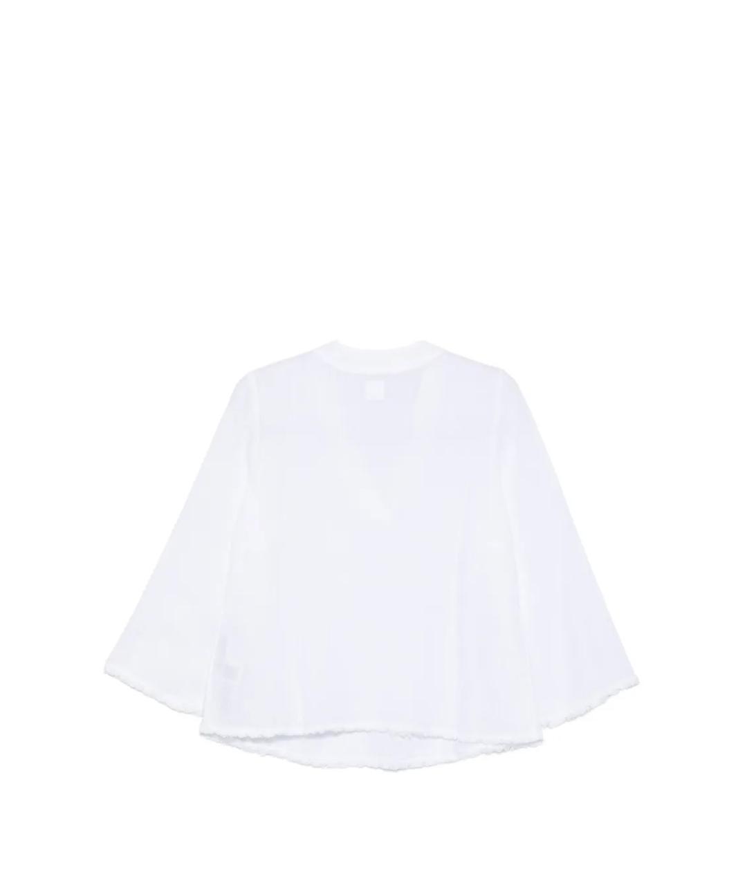 120% LINO Белая льняная блузы, фото 2