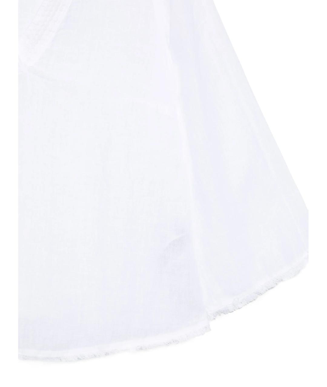 120% LINO Белая льняная блузы, фото 3