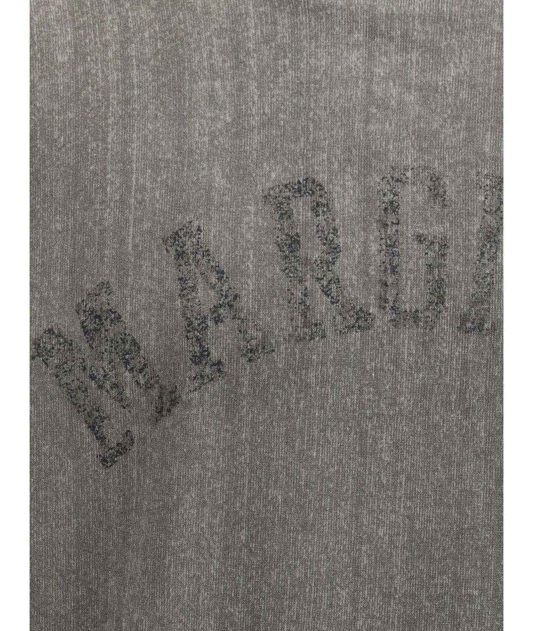 MAISON MARGIELA Серая вискозная футболка, фото 3