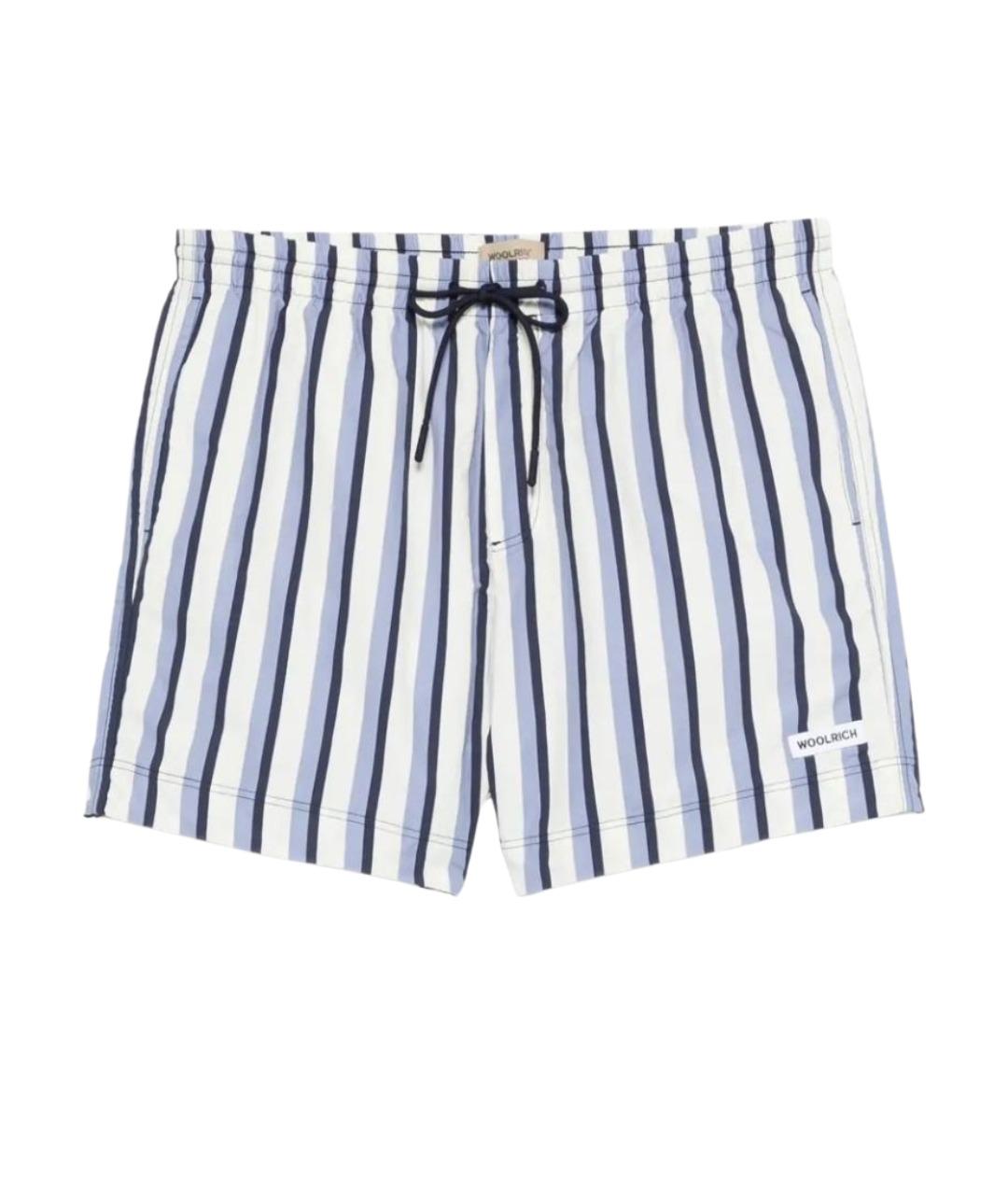 WOOLRICH Голубые полиамидовые шорты, фото 1