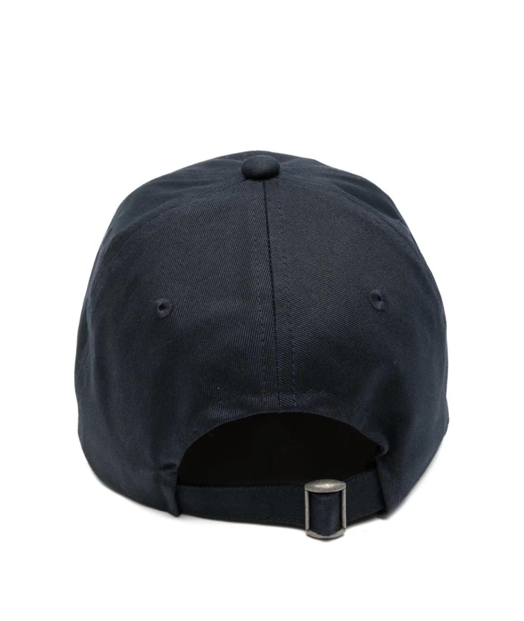 WOOLRICH Темно-синяя хлопковая кепка/бейсболка, фото 2