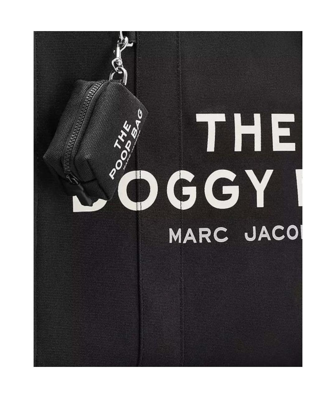 MARC JACOBS Черная хлопковая сумка тоут, фото 3