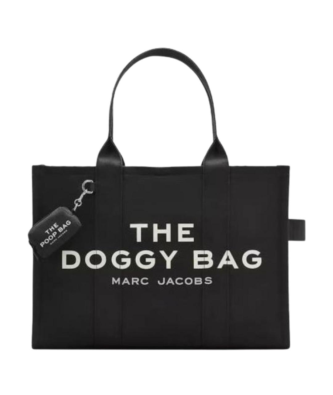 MARC JACOBS Черная хлопковая сумка тоут, фото 1